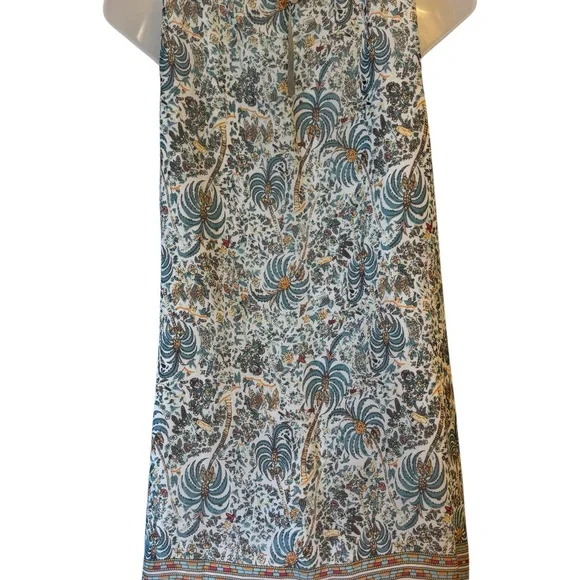 Max Studio Sleeveless Top w/Fun Tropical Palm Tree Design  LARGE    #Y - Picture 5 of 11